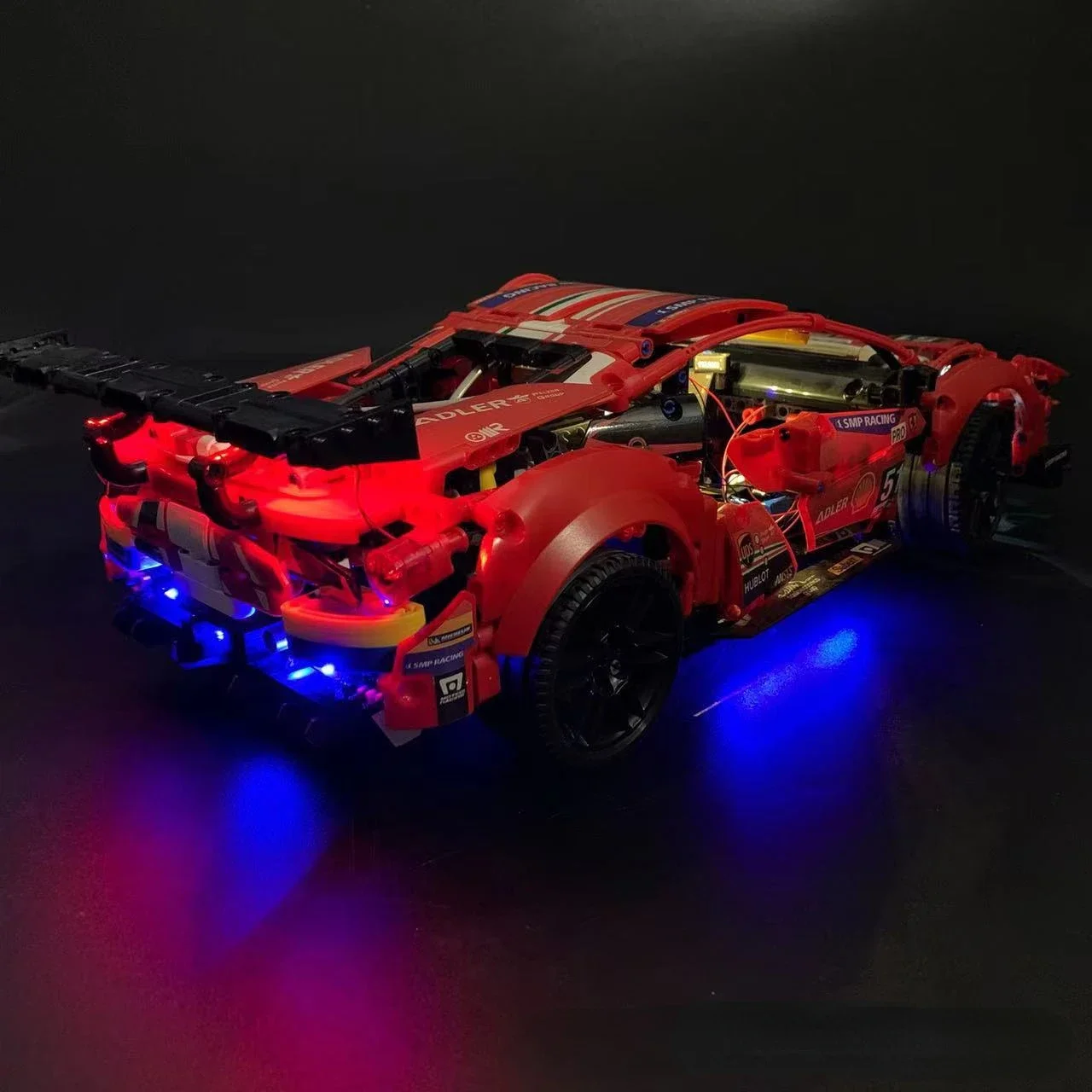 Лампа освещения без строительных блоков для 488 GTE AF Corse # 51 дюйм 42125 DIY игрушки в