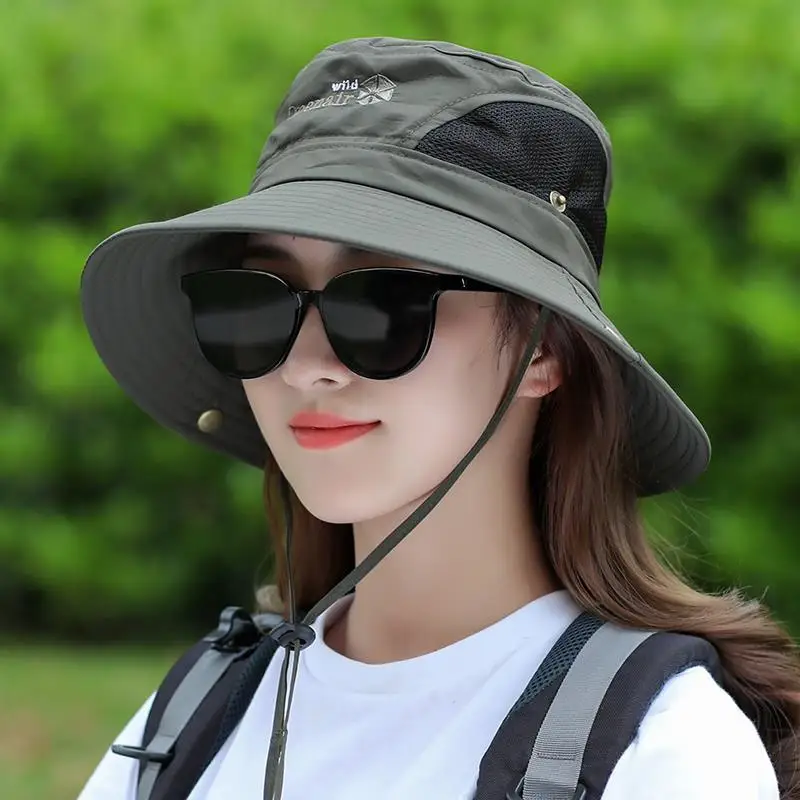 

Sun Protection Hat Men and Women Couple Models Outdoor Foldable Sun Hat UV Protection Summer Face Fishing Fishing Cap