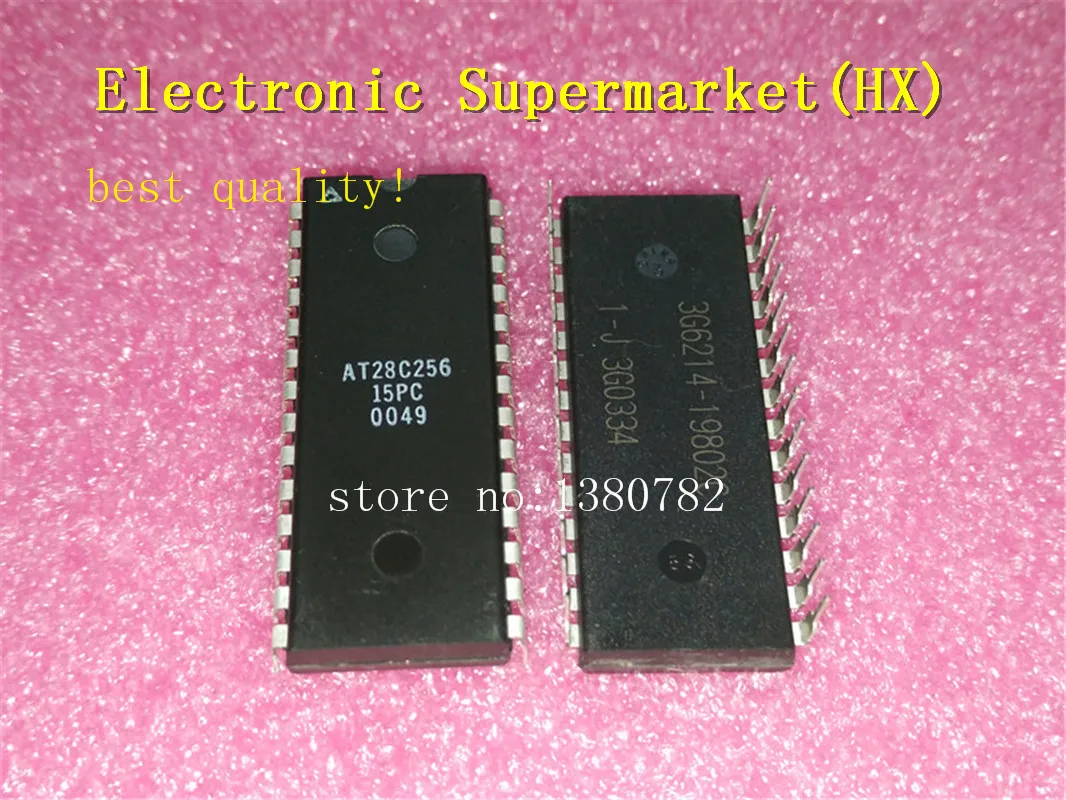 

50 шт./лот AT28C256-15PC AT28C256 DIP-28 новая Оригинальная фотография!