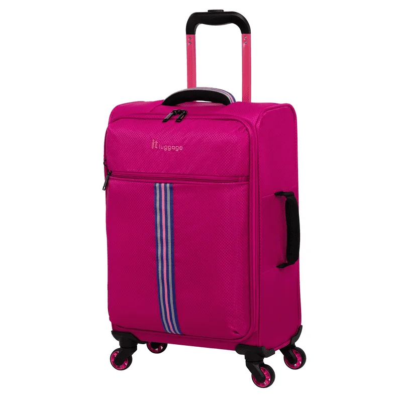 

Ultra Lightweight Softside Carry On Luggage, Dark Pink