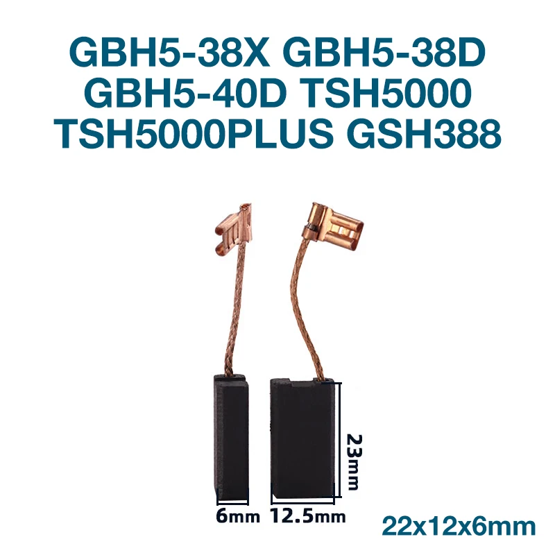 Электрический Ударный Молоток, карбоновая щетка A69 для Bosch GBH5-38X 38D 40D TSH5000 PLUS GSH388, сменные детали