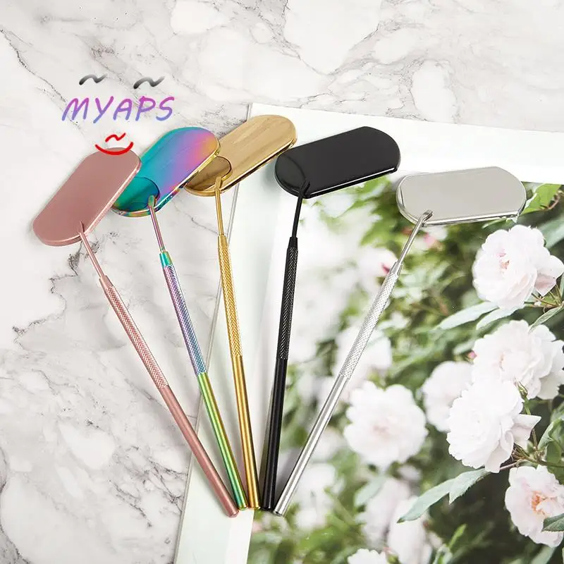 

1PCS Eyelash Mirror Large Makeup Mirror Magnifying Beauty Long Handle Mirror