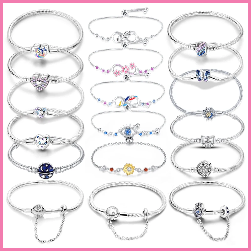 Женский браслет из серебра 925 пробы