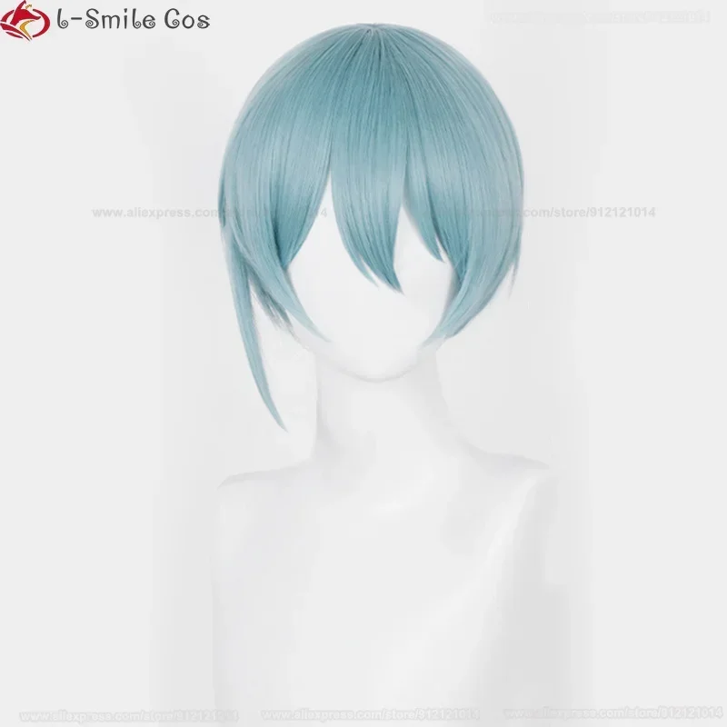 Высокое качество аниме Blue Lock Hiori Yo косплей парик 28 см светло-голубой йо
