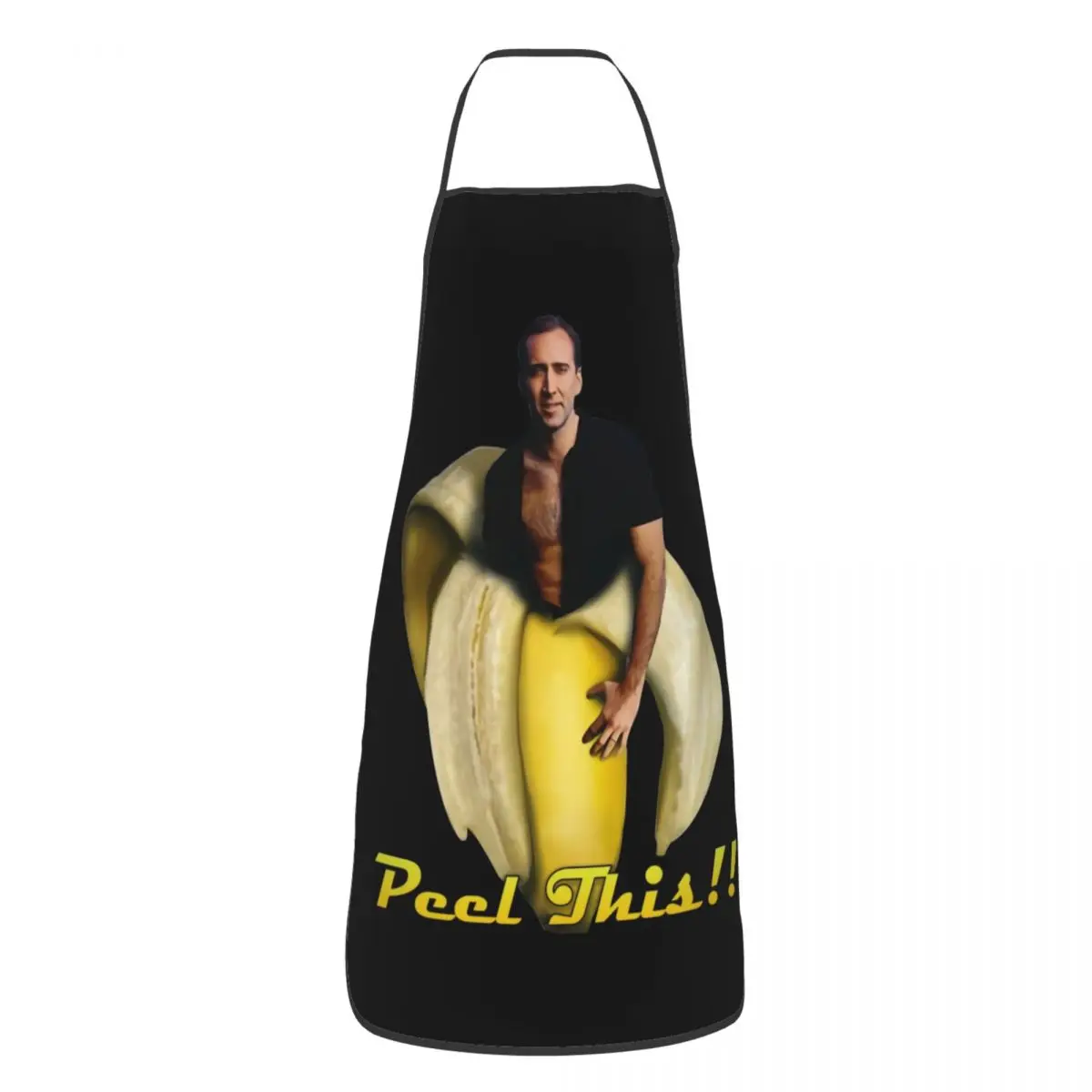 

Фартук унисекс «банан Николаса», нагрудник для кухни, для взрослых, женщин, мужчин, шеф-повара, смешная картина с мемами
