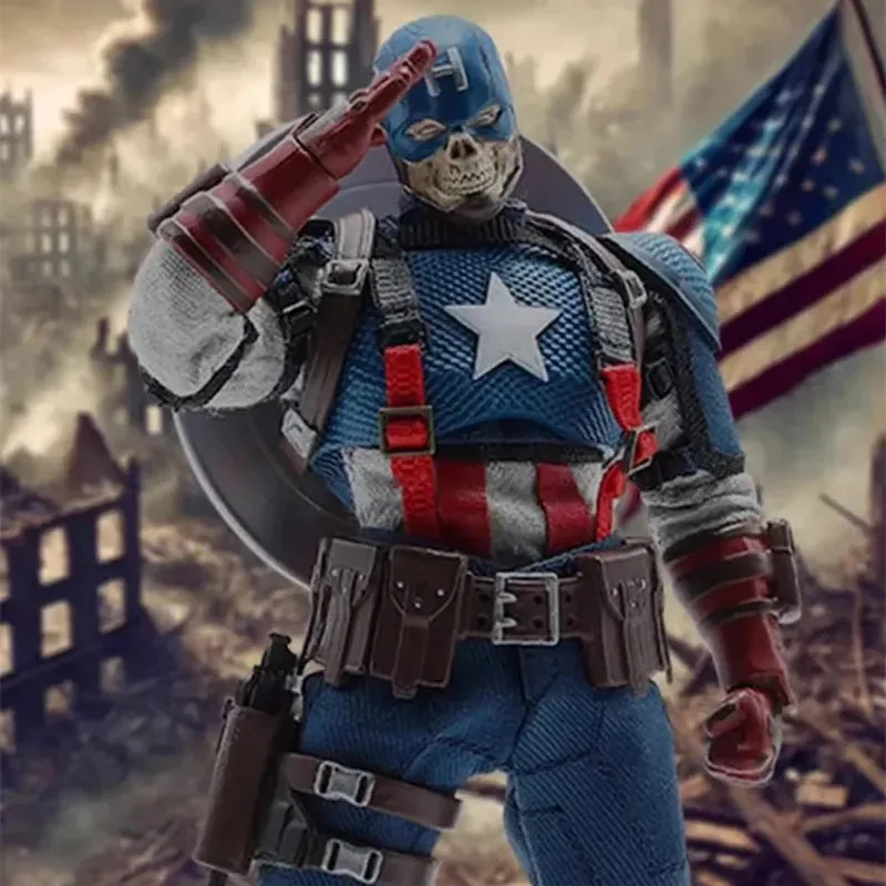 Фото Joy Man Toys Zombie Captain Американская фигурка JM003 Soul War Hero 1/12 Масштаб Коллекционная игрушка JMToys Детская игрушка Подарок на день рождения для мальчика №5