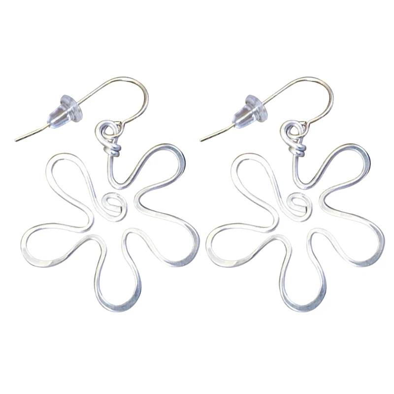 

Hollow Flower Earrings Retro Drop Earrings Small Object Earring Jewelry