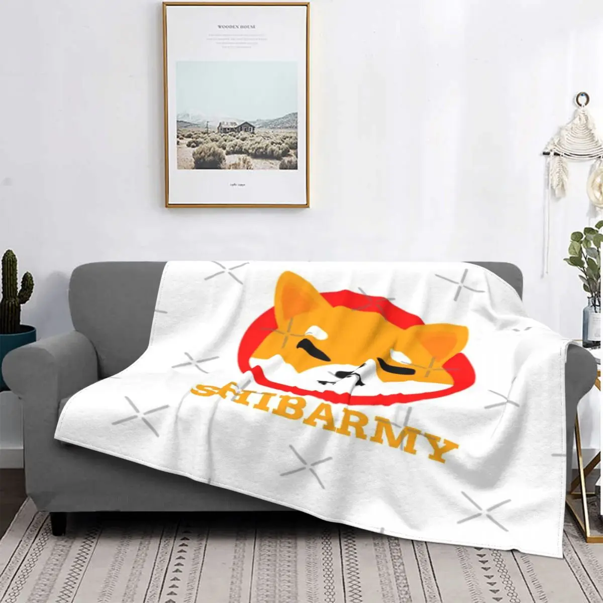 

Shibarmy-Manta a cuadros con capucha, colcha para cama, sofá, cama, sofá