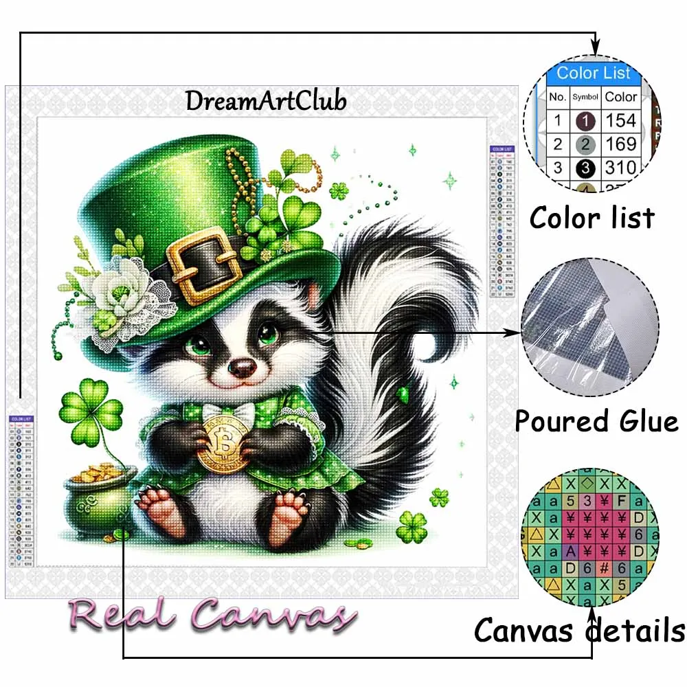 Набор для алмазной живописи Енот Алмазная мозаика 5D DIY Наборы вышивки крестом