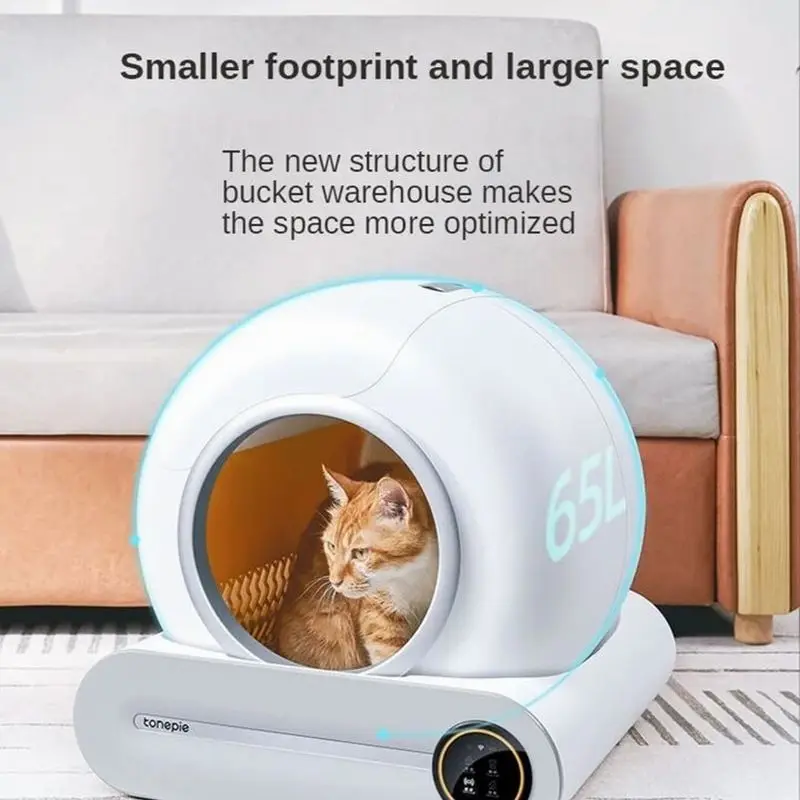 Умный кот. Кастрюля автоматический Scooper Electric Cat. Коробка полузакрытая