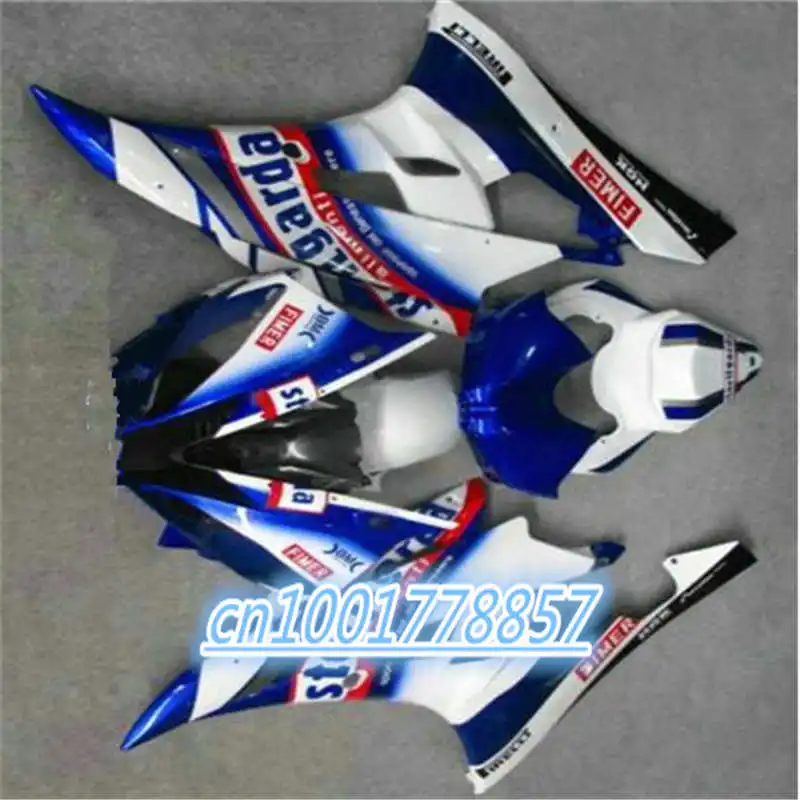 

new blue red white Fairings For YZF600 R6 Year 06 07 2006 2007 ABS Plastics Motorcycle Fairing Kit Bodywork Black with Red