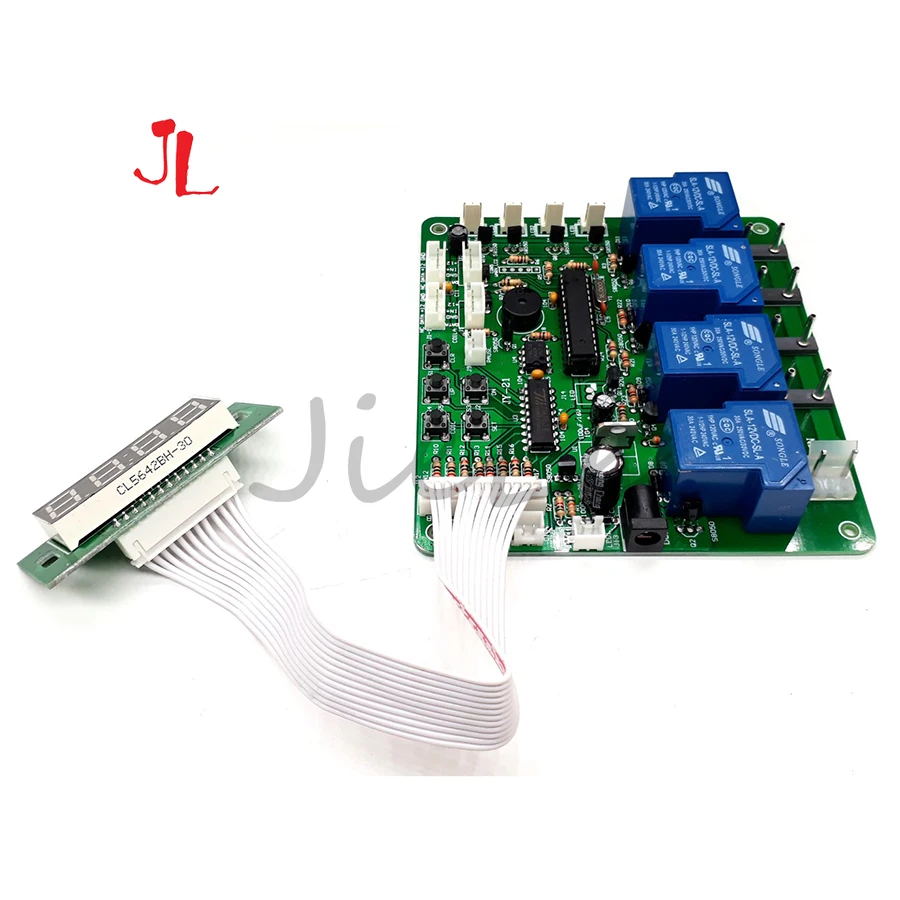 JY-21 многоканальная плата с таймером работающая от монет кнопками для автомойки