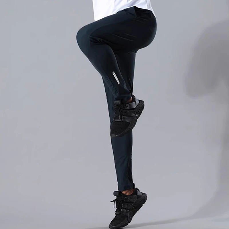 Мужские спортивные штаны для бега эластичный мужской спортивный костюм