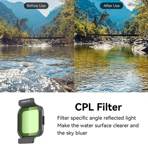 RCSTQ ND Фильтр для линз DJI Flip Оптические стеклянные линзы Регулируемый набор фильтров UV CPL ND8 ND16 ND32 ND64 Мягкие фильтры Аксессуары