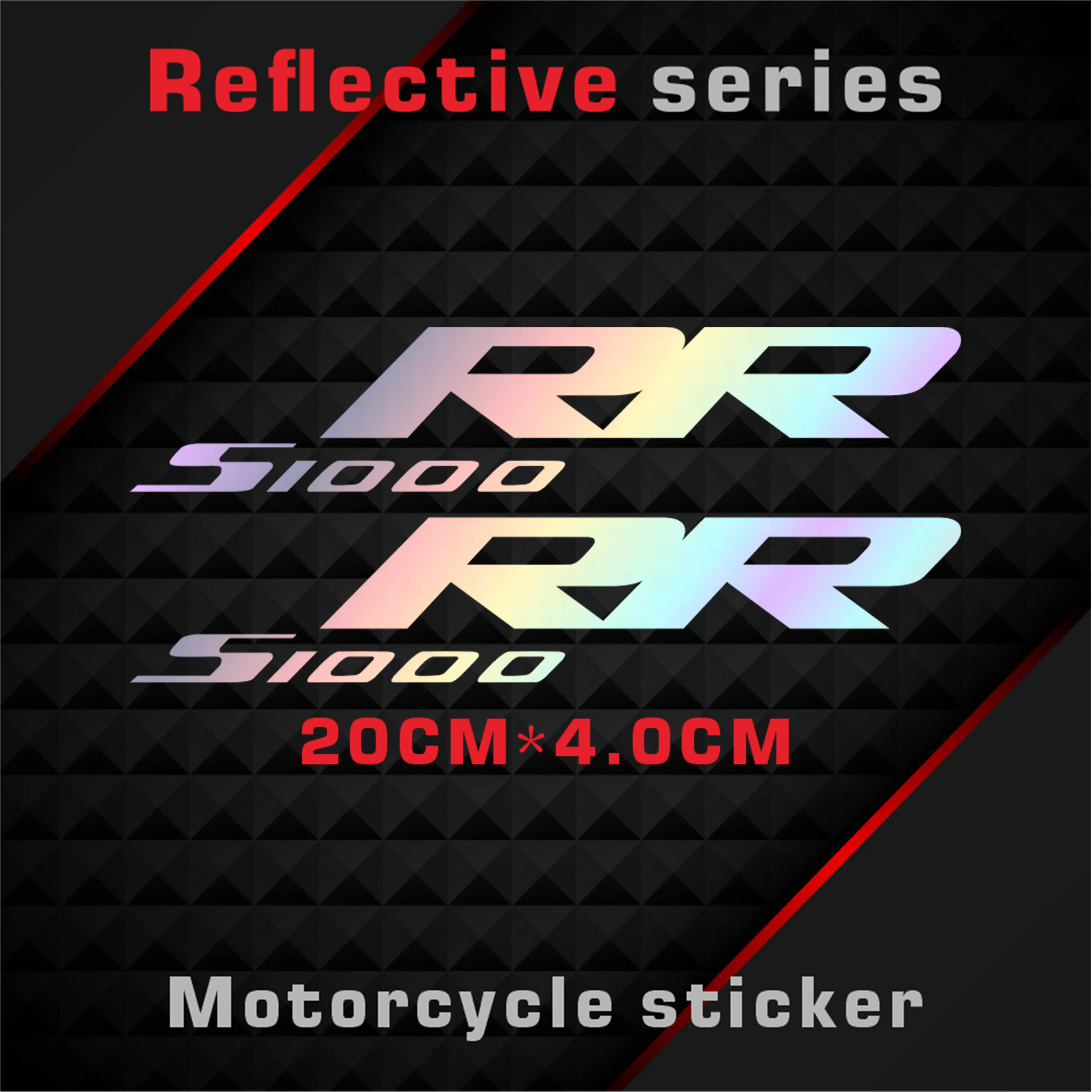 

New Motorcycle Stickers Body Reflective Waterproof Body fuel tank logo sticker Kit For BMW S1000RR s1000 rr sign decal