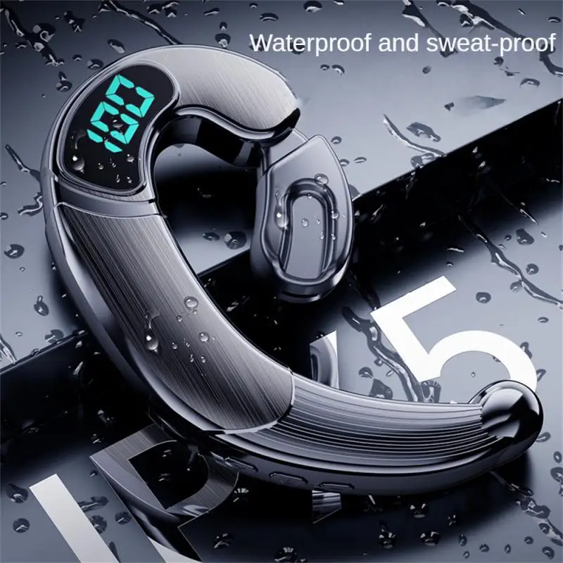 

Wireless Headset 300mah Small And Lightweight Waterproof Intelligent Digital Display Long Range Wireless Earphone