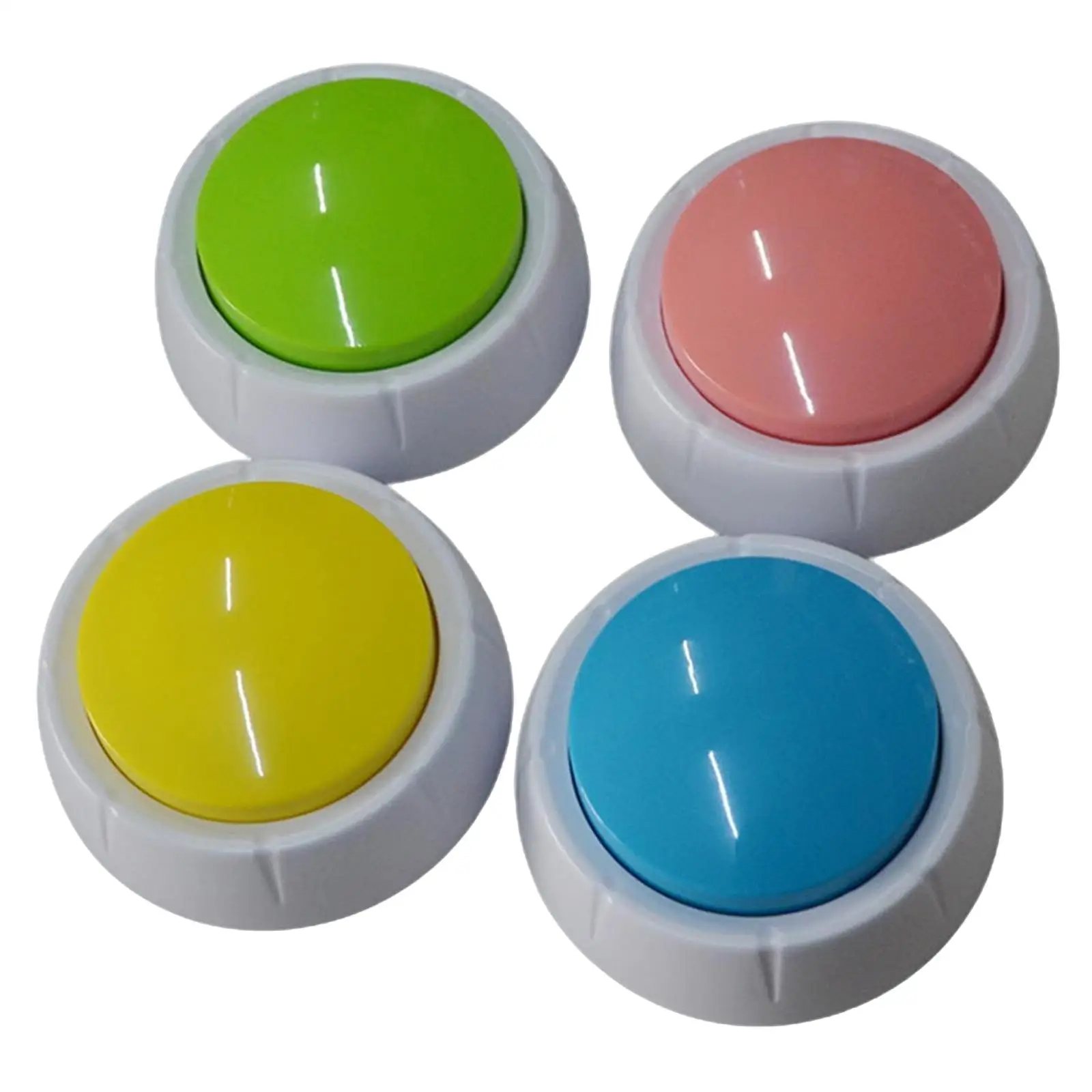 

Novelty Recordable Talking Button Interactive Toy Plastic 4x for Game Office