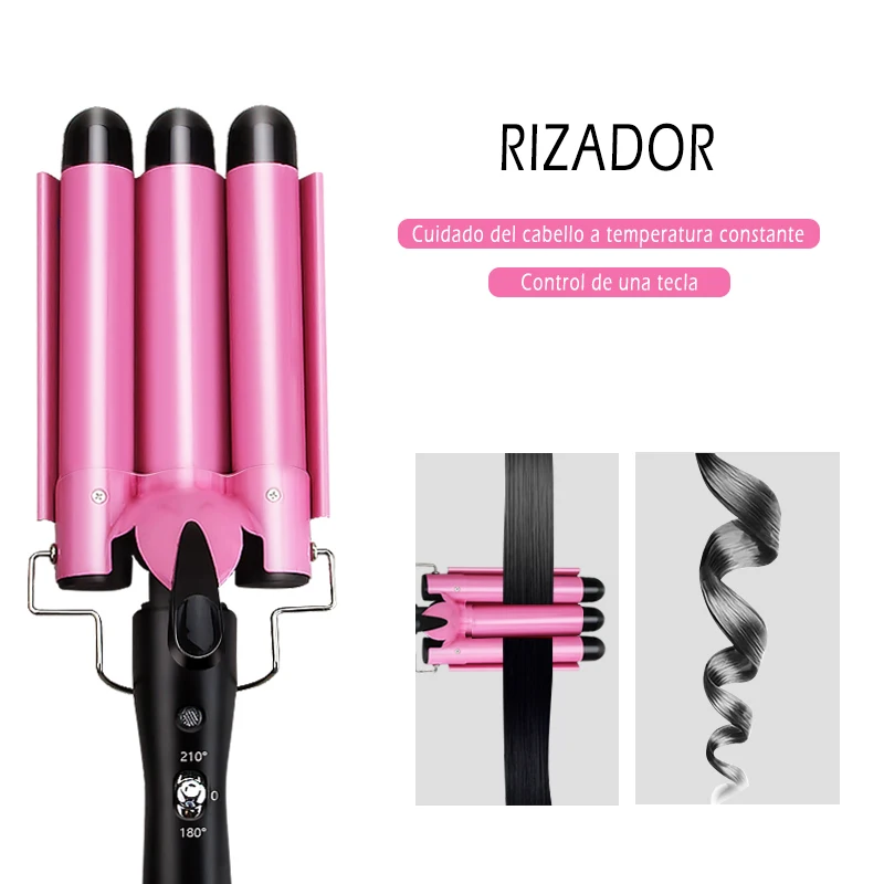 

3 Barrel Hair Curling Iron Ceramic Triple Hair Wave Styling Tools Hair Styler Wand Curl Machine Corrugation for Hair Curler