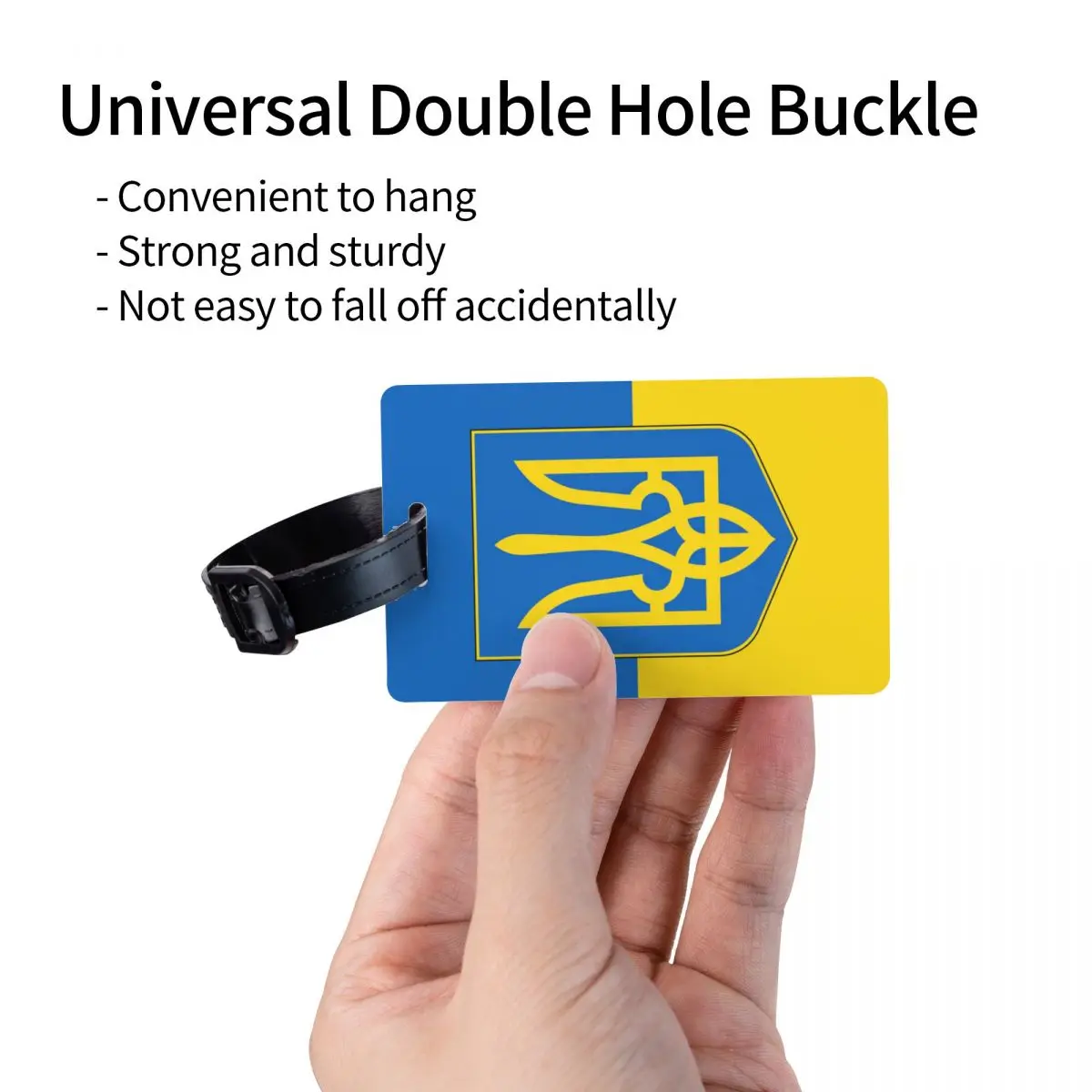 Индивидуальный флаг Украины бирка для багажа чемодана патриотическая Личная