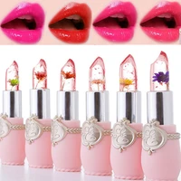moisturizer lip gloss transparent jelly flower lipstick temperature color change waterproof makeup lip balm cosmetic makeup tool