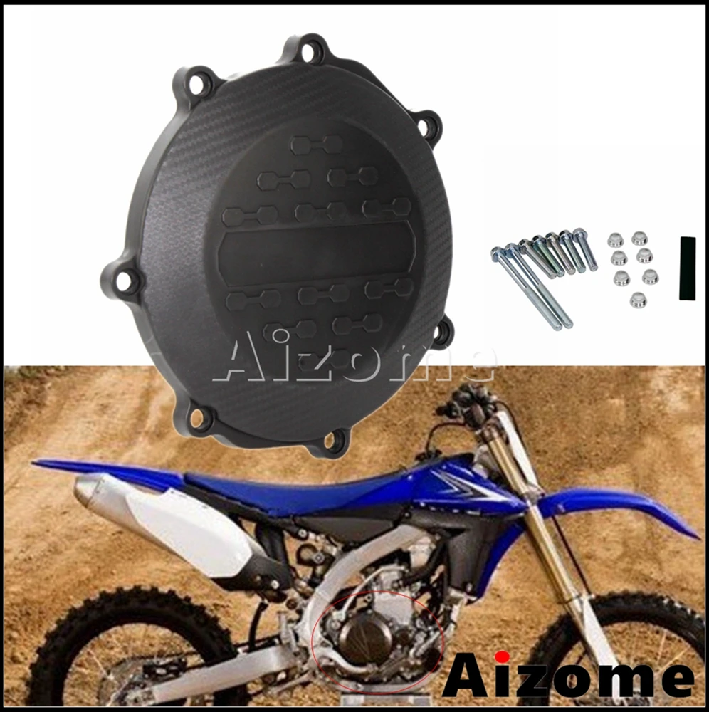 Защитная крышка сцепления двигателя мотоцикла для Yamaha YZ450F 2010-2017 WR450F YZ450FX 2016-2017