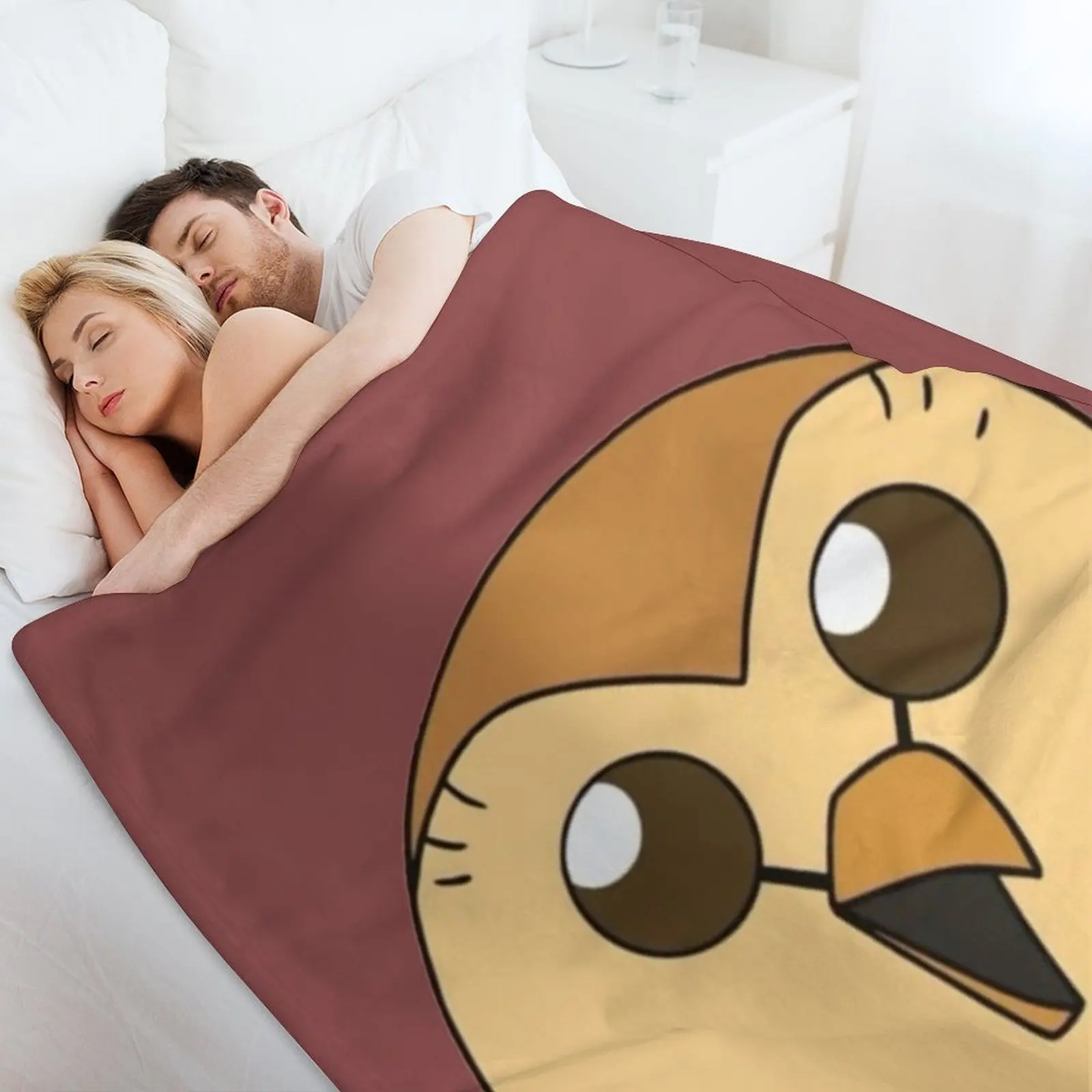 Одеяло с изображением совы рождественское украшение мягкие милые плед для