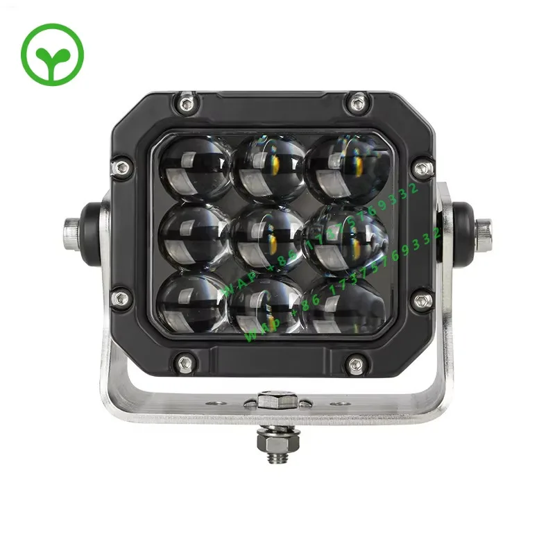 Фото 【Хит продаж】5-дюймовый 90W 7200LM 9-32V 6000K сверхмощный светильник IP68, пыле- и ударопрочный, 24V точечный светильник для тяжелых условий эксплуатации, для горнодобывающей промышленности №1