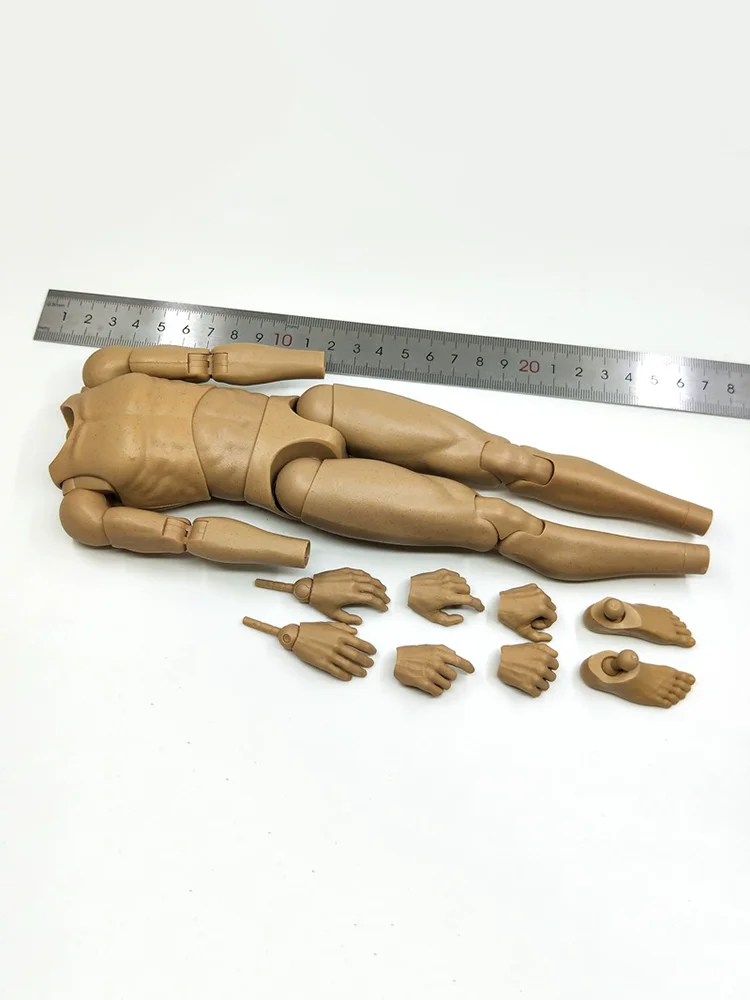 

1/6 Scale JP026 Four-row Warehouse Defense War Soldier Male Body Model 12'' Action Figure Body Accessories