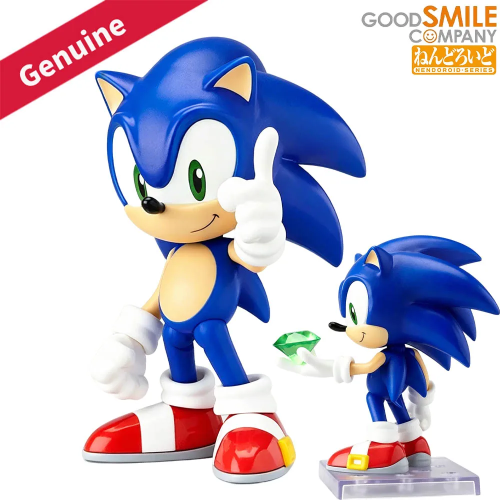 Фото 100% Оригинальный товар в наличии Good Smile Company Nendoroid # Фигурка Соника Ежа 214: Аниме-модель, коллекционная модель, украшение, подарок №1