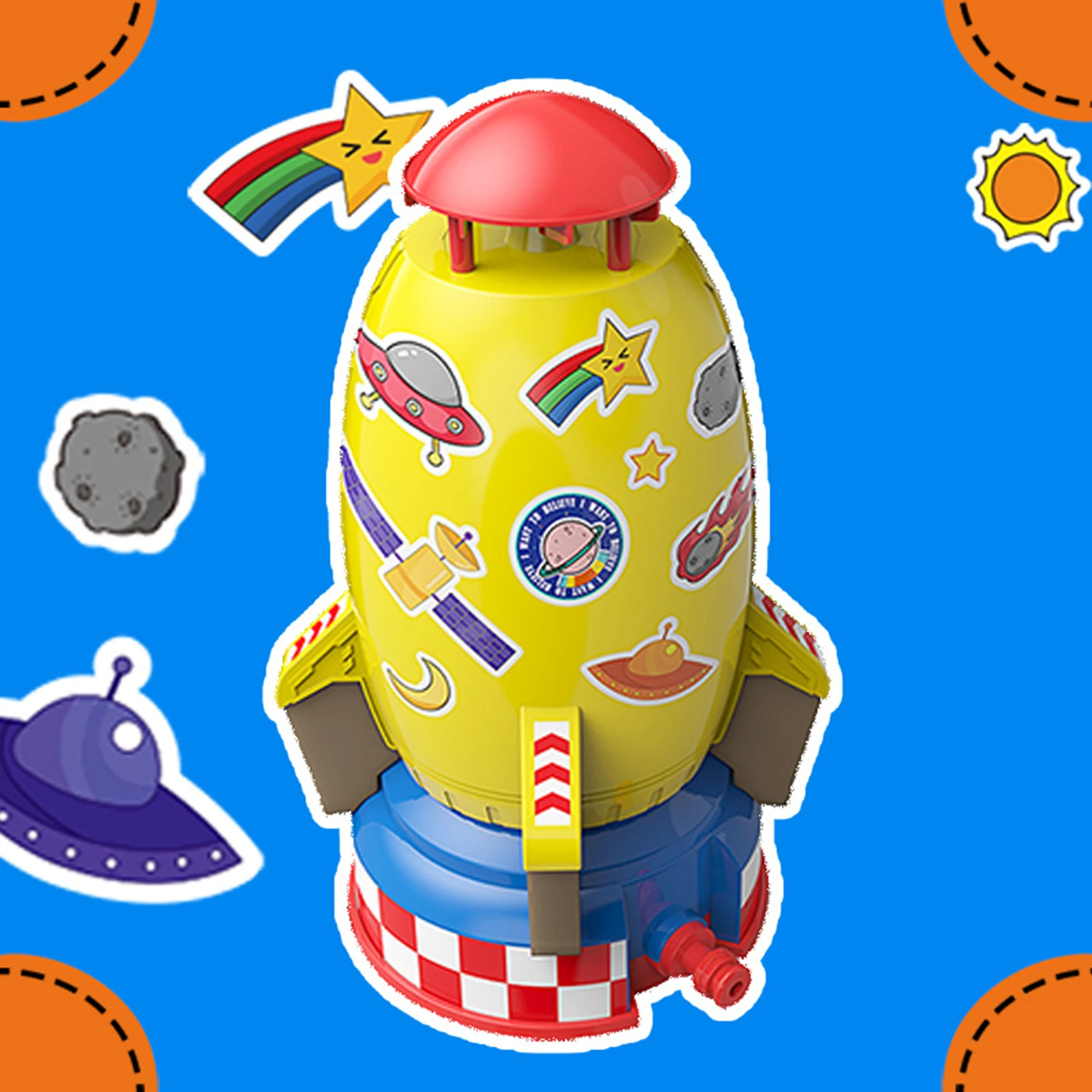 

Вращающаяся игрушка-распылитель воды для двора