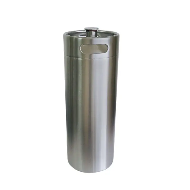 

8/10L Portable Steel Keg Beer Growler Home Brew Draft Beer Pail Bar Bucket Barrel