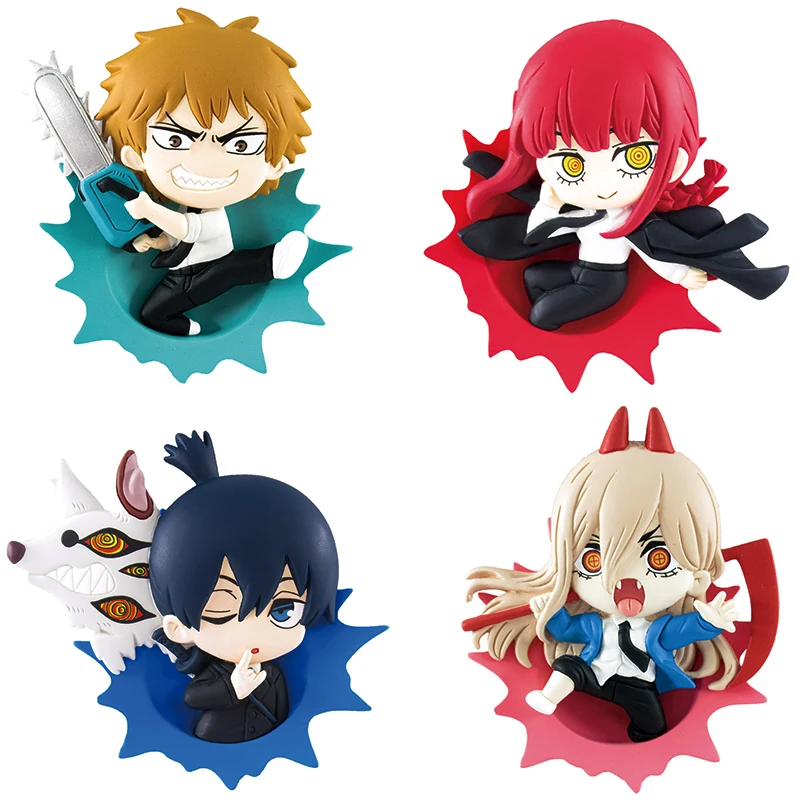 

New Chainsaw Man Figure Gashapon Denji Pochita Makima Anime Toy Kawaii Kids Gift Boys Action Figurine Collection Toy for Boy