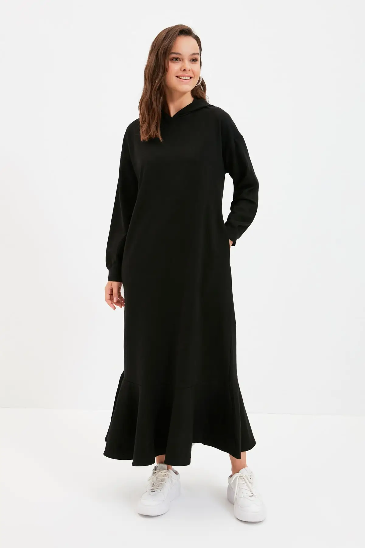 

Trendyol Hooded Knitted Dress TCTAW22EB0142