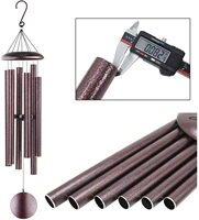 wind chimes outdoor deep tone 45 in memorial wind chimes large with 6 heavy tubes large deep tone wind chimes outdoor for gard