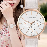 new women watch luxury brand casual exquisite leather belt watches with fashionable simple style quartz wristwatch reloj mujer