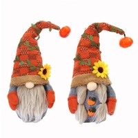 fall gnomes dwarf elf dolls plush thanksgiving handmade autumn for fall gifts swedish gnomes sunflower autumn tomte for home