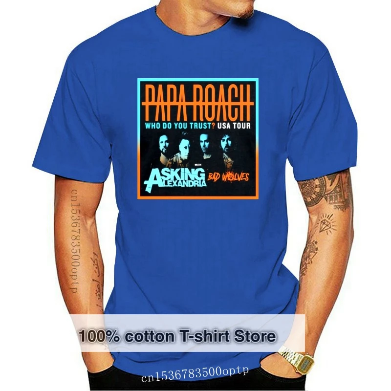 Papa Roach Asking Alexandria who do you trust tour dates 2019 men t-shirt