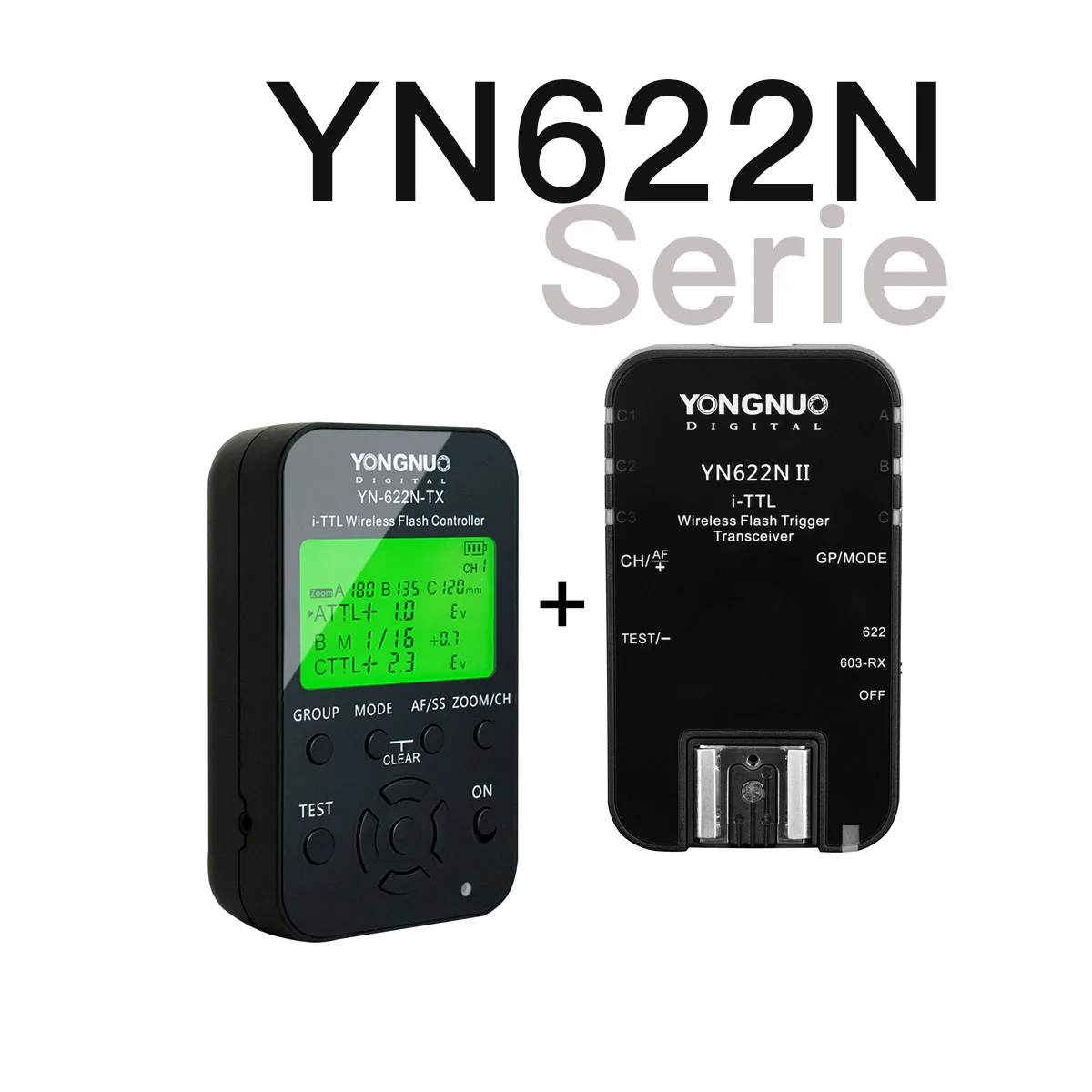 

Беспроводной триггер для вспышки YONGNUO YN622N II YN622N-TX YN622N KIT I-TLL, трансивер для камеры Nikon для вспышки Yongnuo YN565 YN568
