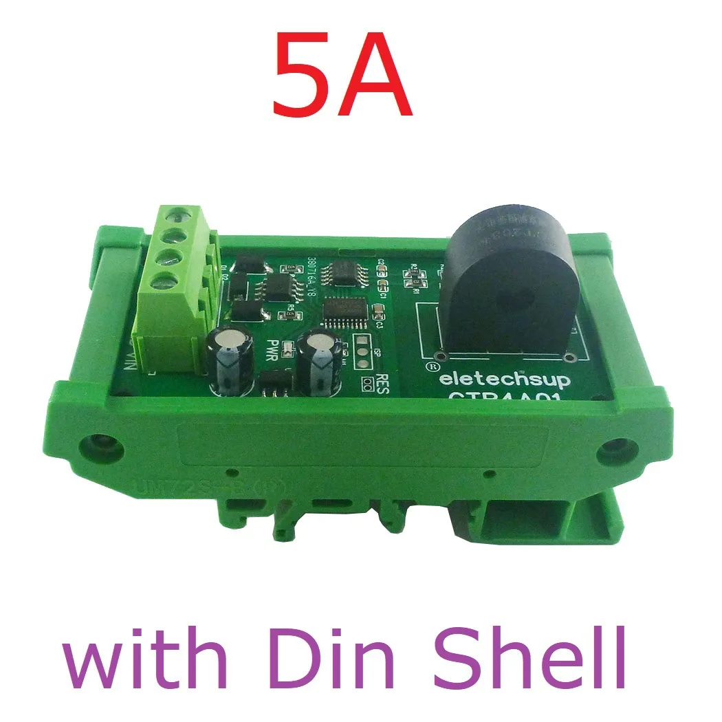 CTR4A01 аналоговая плата коллектора тока переменного стандарта 5А/10А/20А RS485 MODBUS RTU