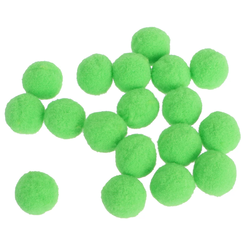 

500 PCS Polyester Ball DIY Material Elastic Plush Dining Table Decor Colorful Accessories Hats Christmas