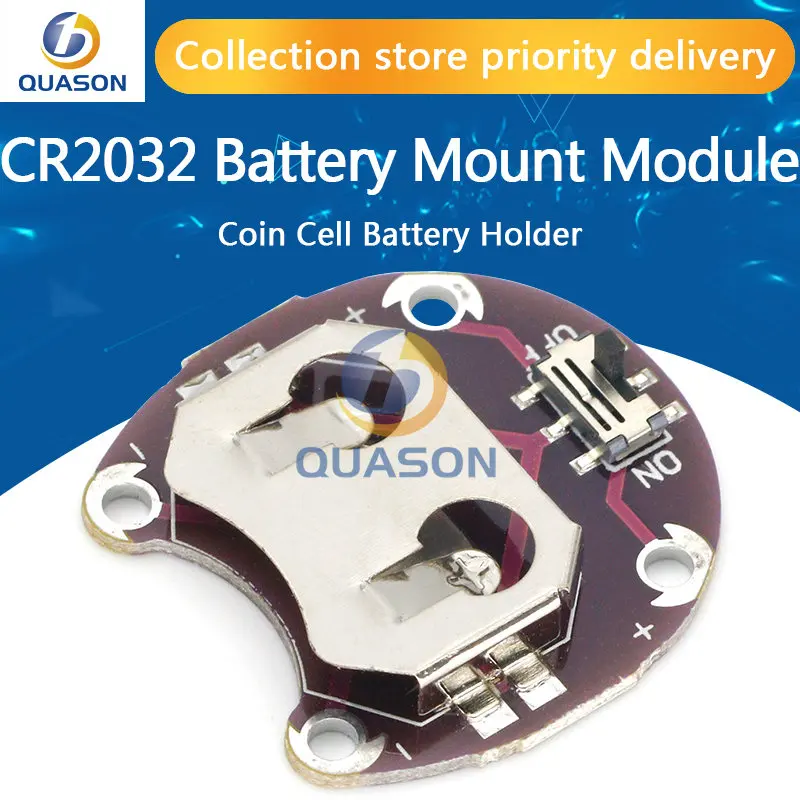 Держатель для аккумулятора LilyPad CR2032, модуль крепления батареи для arduino, Комплект «сделай сам»