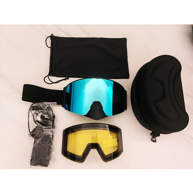 Магнитные лыжные очки с электрическим подогревом