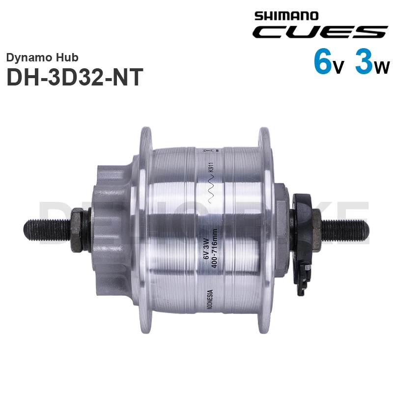 SHIMANO Динамо втулка дисковый тормоз 3.0W 16-28 дюймов