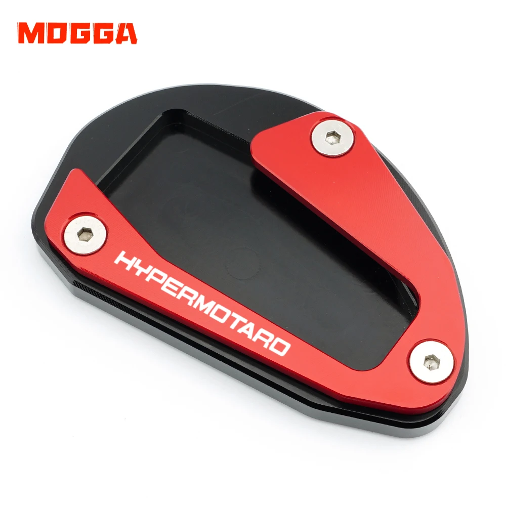 

Motorbike Aluminum For DUCATI Hypermotard 796 950 821 939 Extension Kickstand Enlarge Extensions Pad Side Stand Foot Supersport