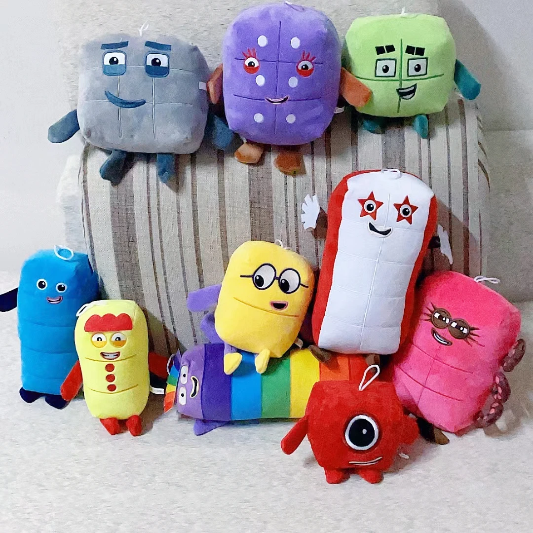 

Numberlocks Plush Block Toys Cartoon Digital Stuffed Toys Movie Series Enlightenment Education Stuffed Children Baby Toys