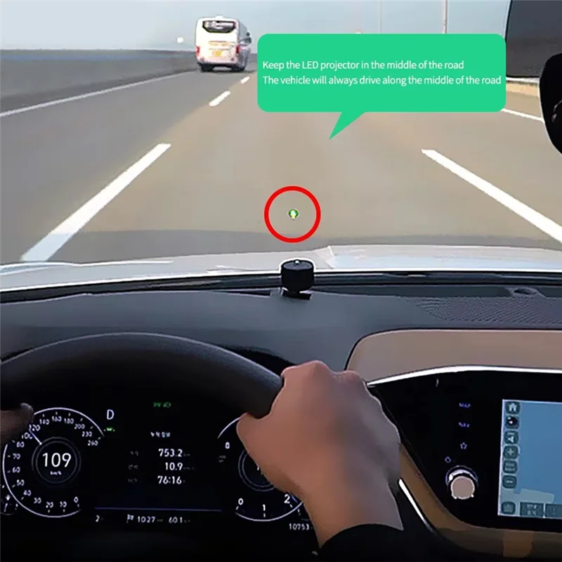 SQPP-Car Lane-Departure Предупреждающая система Светодиодный проекционный светильник для предотвращения столкновений Безопасность вождения Универсальный для автомобилей SUV Грузовик (art.: 3920d2487f9e5) - 3920d2487f9e5
