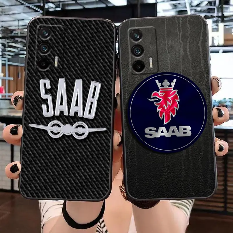 

Luxury Car Is S-Saab-b Phone Case For Realme GT 2 Master Neo2 NARZO 50 50I 50A C55 C53 C35 C33 C30 C30S C21 C21Y Case Funda Capa