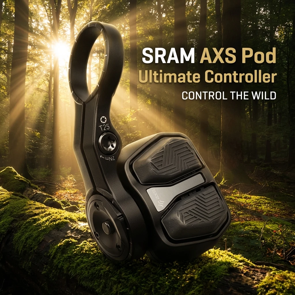 Фото Контроллер SRAM AXS POD Ultimate L/R: Абсолютно новый дизайн с двумя кнопками Click & Fire для улучшенного велоспорта №1