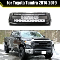 for toyota tundra 2014 2019 offroad upgrade auto parts car abs high quality front grille led racing grills bumper mesh