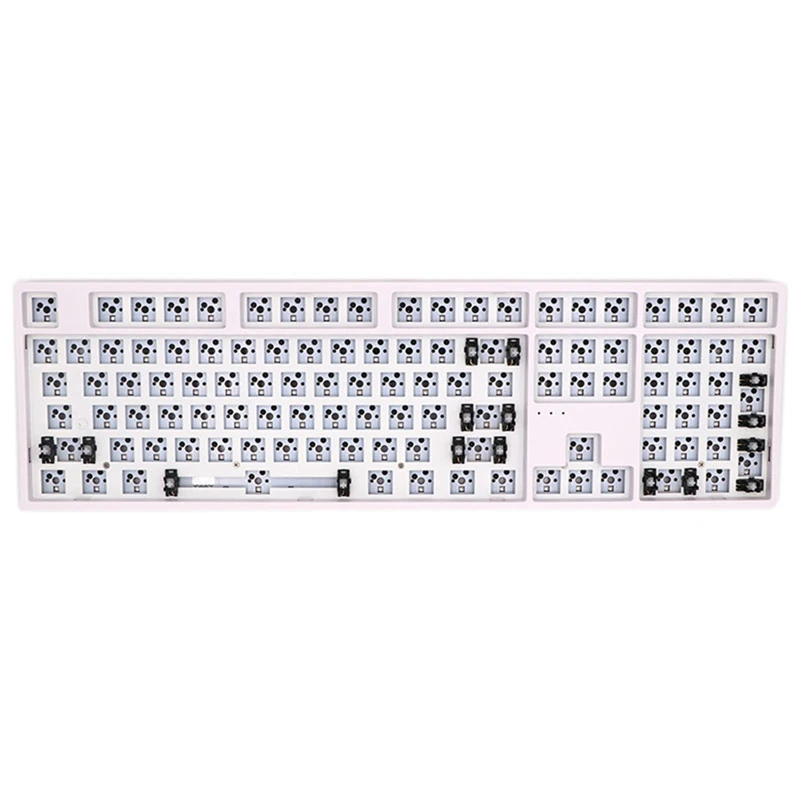 

Sk108 Key Mechanical Keyboard Kit 100% Hot Swappable Switch Lighting Effects RGB Switch LED Type C